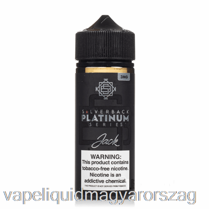 Jack - Ezüsthátú Platina Sorozat - 120 Ml 3mg Vape E Cigi